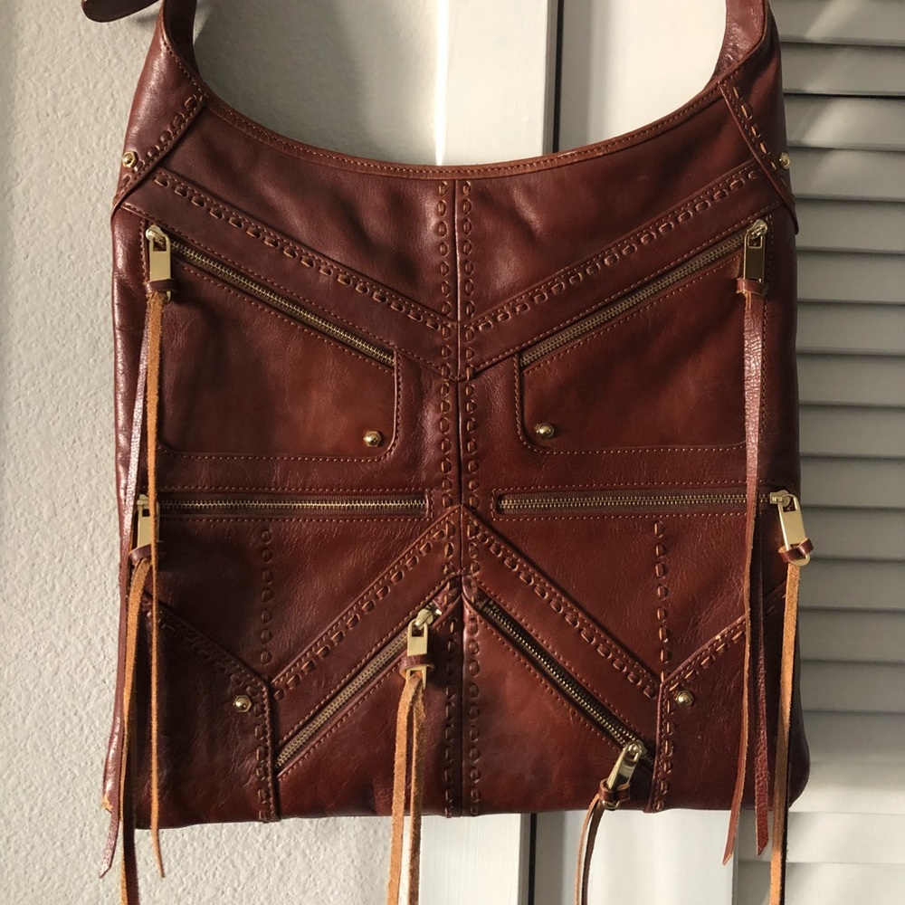 Rebecca Minkoff Crossbody Brown Leather Tassel Bag